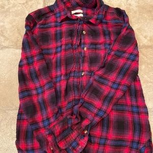 American Eagle plaid button up size xs